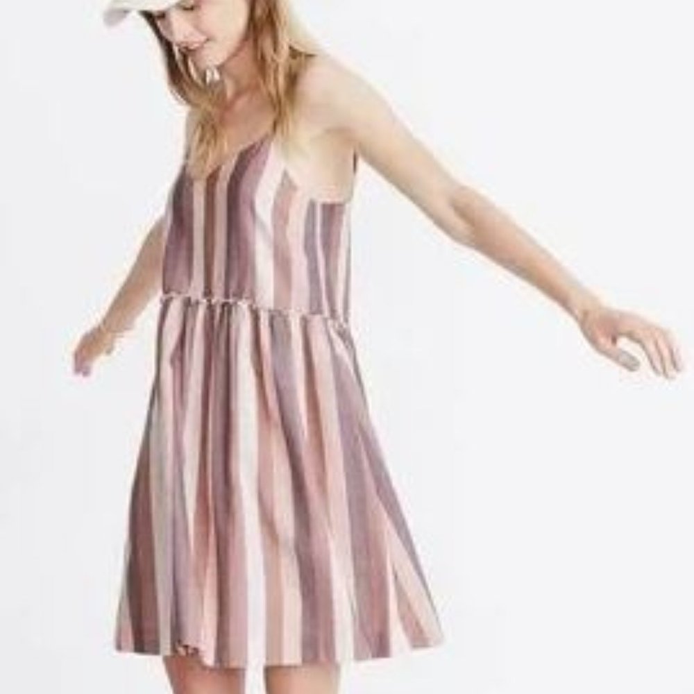 Madewell Ruffle-Waist Babydoll Cami Dress (new without tags)
